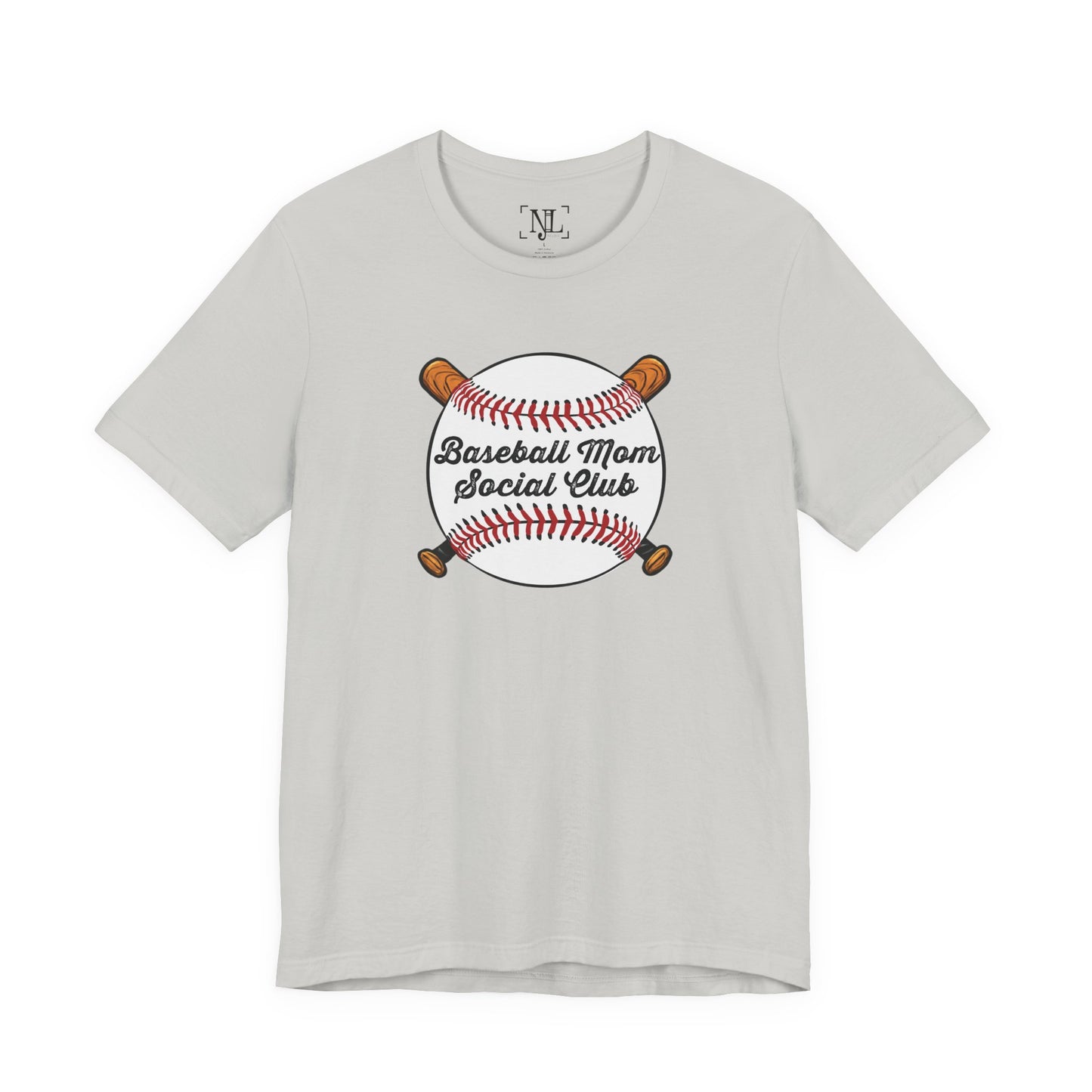 Baseball Mom Social Club Tee — Women’s Baseball Mom T-Shirt