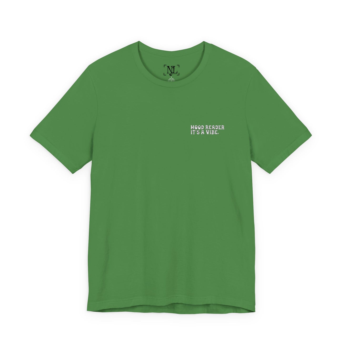 "Mood Readers. It's a Vibe." - Embroidered Literary Tee (White Text)