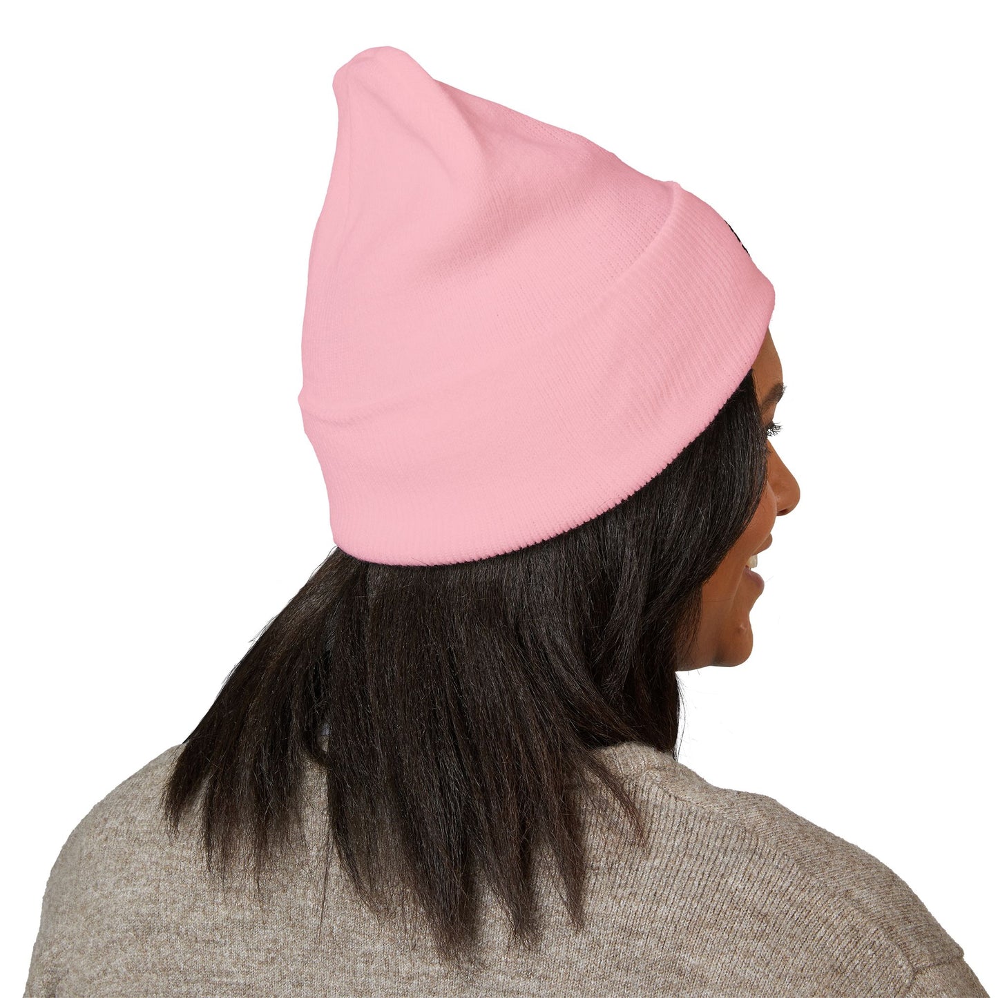 Football Mom Embroidered Cuffed Beanie – Cozy Sideline Knit Hat