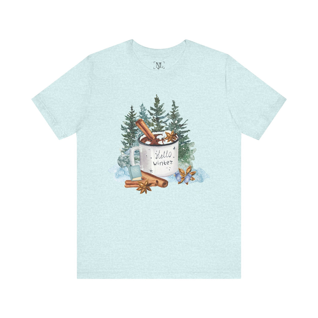 Hello Winter Mug Short Sleeve Tee