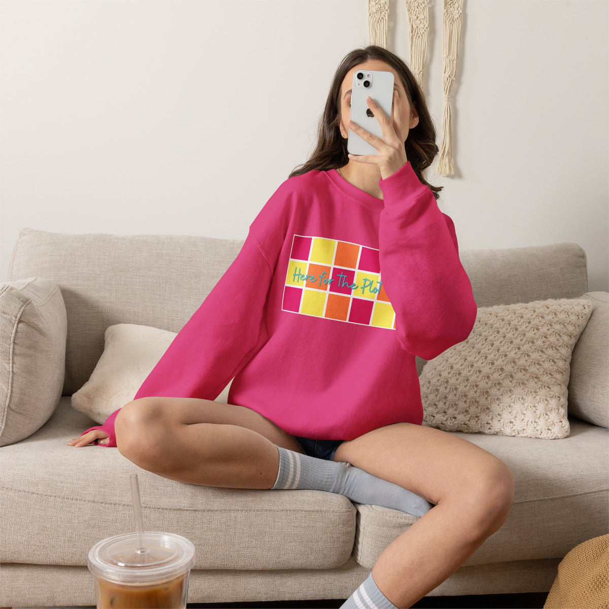 Here for the Plot Twist - Bookish Villa Inspired Sweatshirt