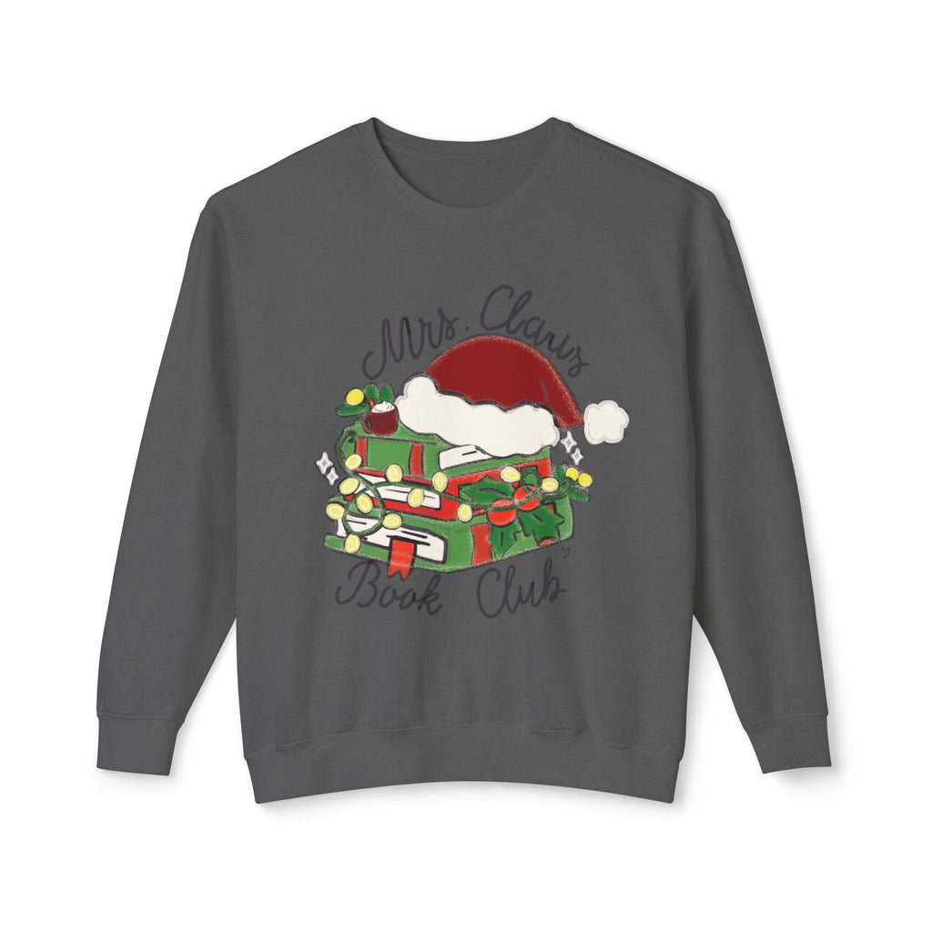 Mrs. Claus Book Club Christmas Crewneck Sweatshirt