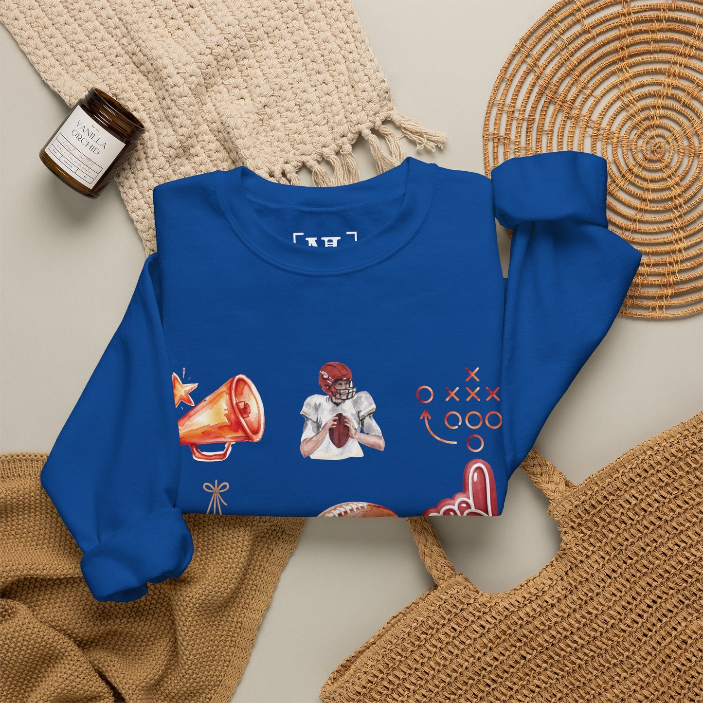 Vintage Football Icons - Graphic Sweatshirt