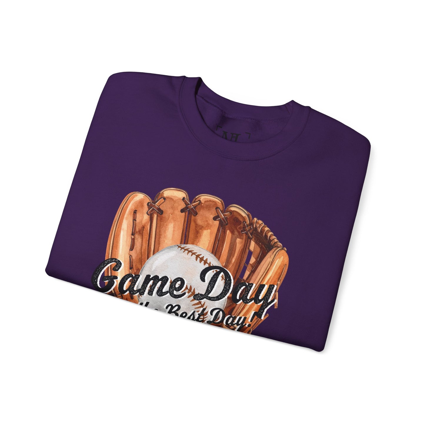 Game Day Baseball Sweatshirt — "Game Day is the Best Day" Crewneck