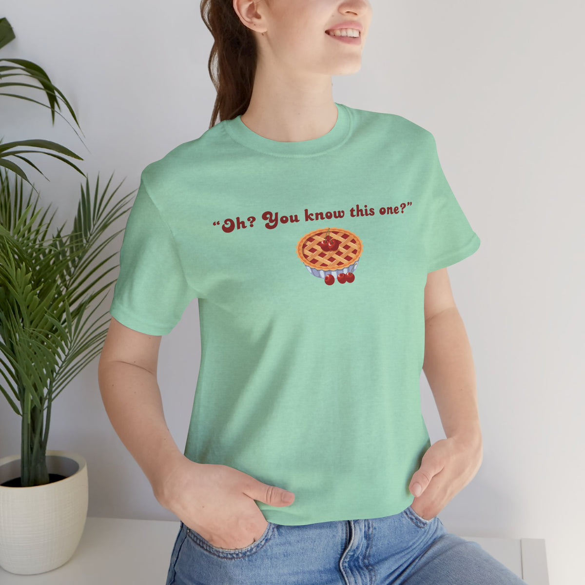 "Oh? You know this one?" Cherry Pie - Hockey Romance Inspired Tee