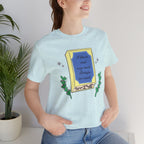 Book Lover's Short Sleeve Tee — “I like to read very much. Perhaps too much.” Graphic
