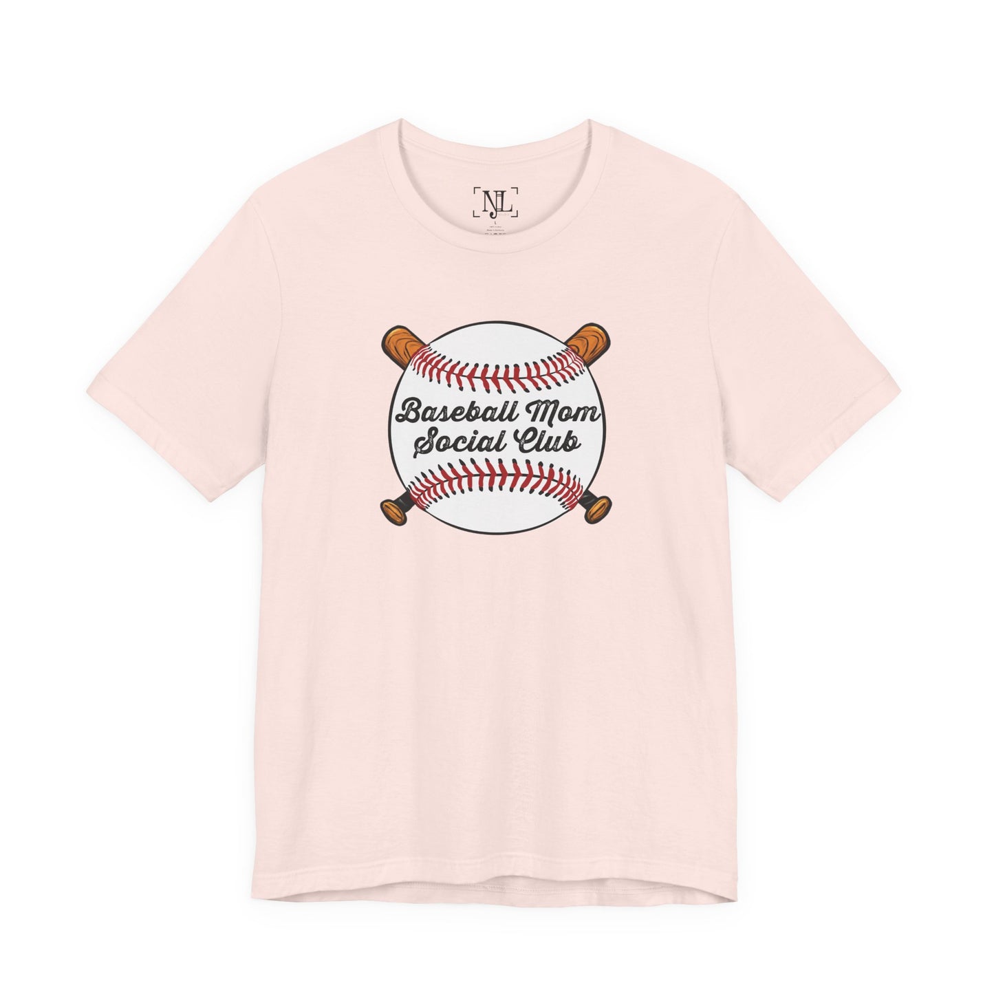 Baseball Mom Social Club Tee — Women’s Baseball Mom T-Shirt