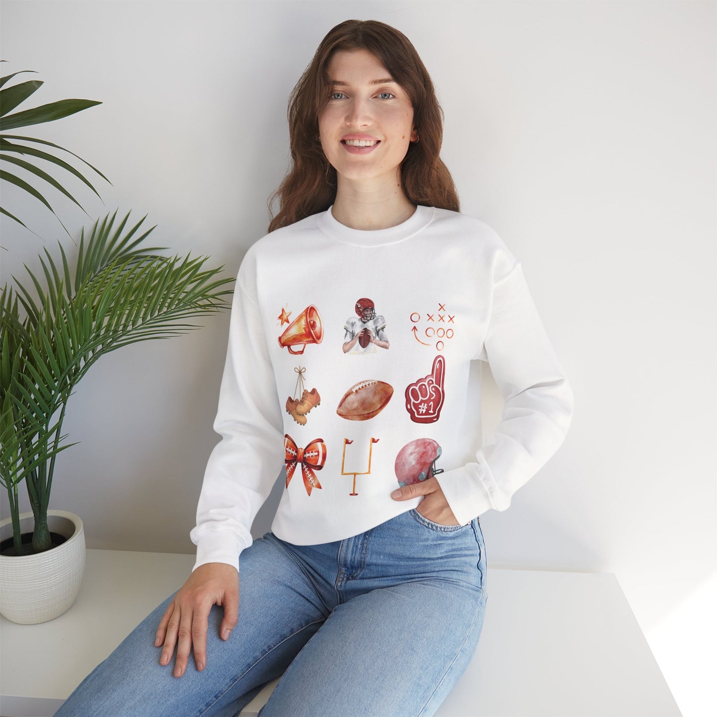 Vintage Football Icons - Graphic Sweatshirt