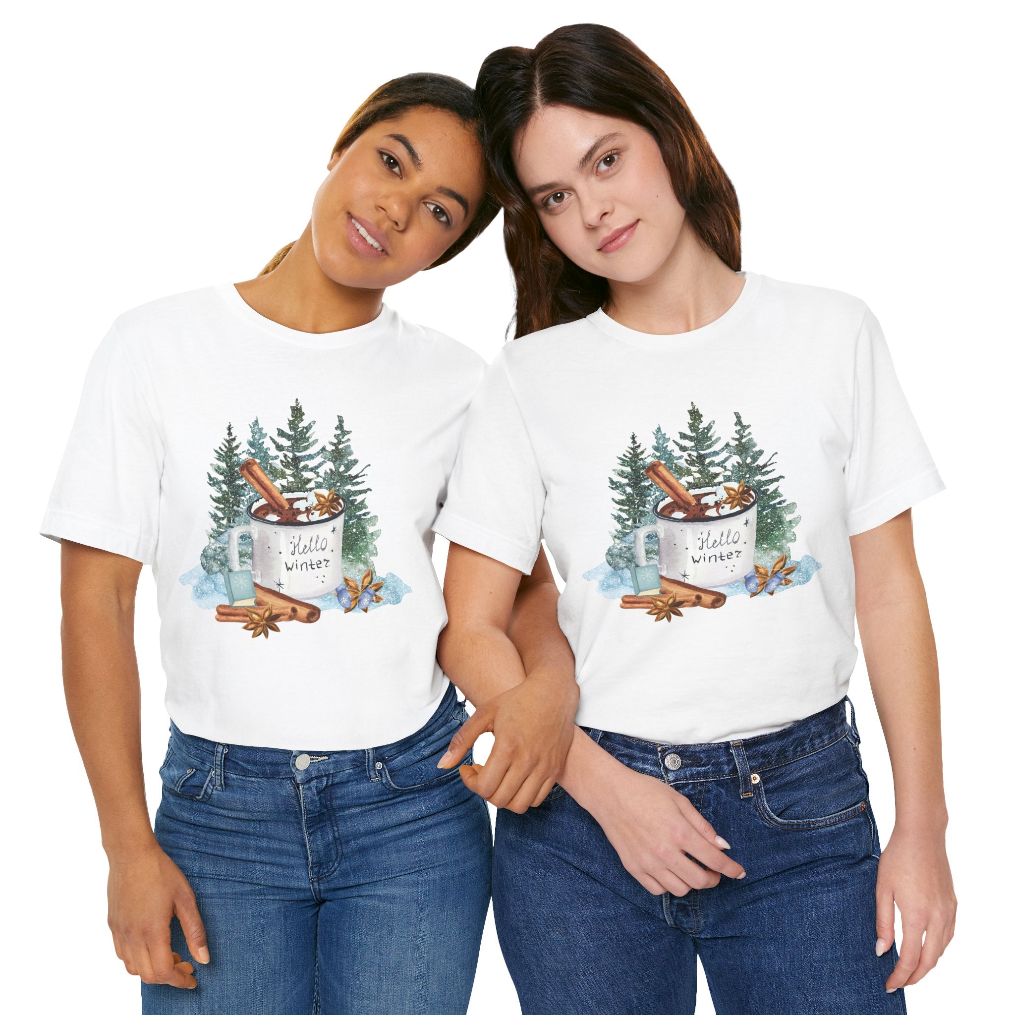 Hello Winter Mug Short Sleeve Tee