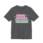 Book Lover Tee — "Just One More Chapter Unless There’s A Cliffhanger" Pastel Graphic