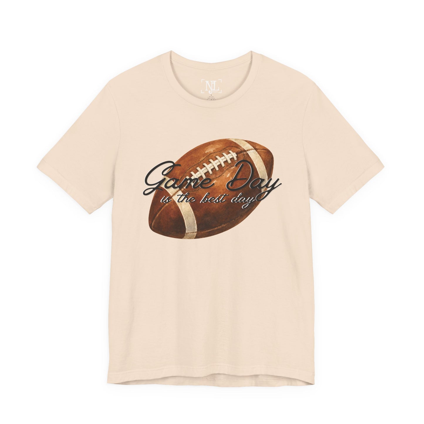 Game Day Football Tee — "Game Day is the best day" Vintage Football Shirt