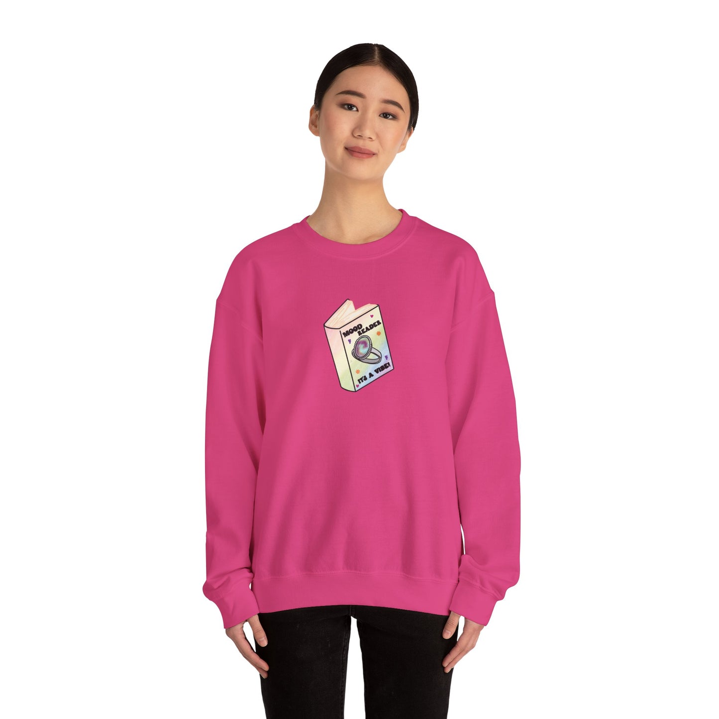 Mood Reader It's a Vibe - Cozy Heavyweight Bookish Crewneck Sweatshirt