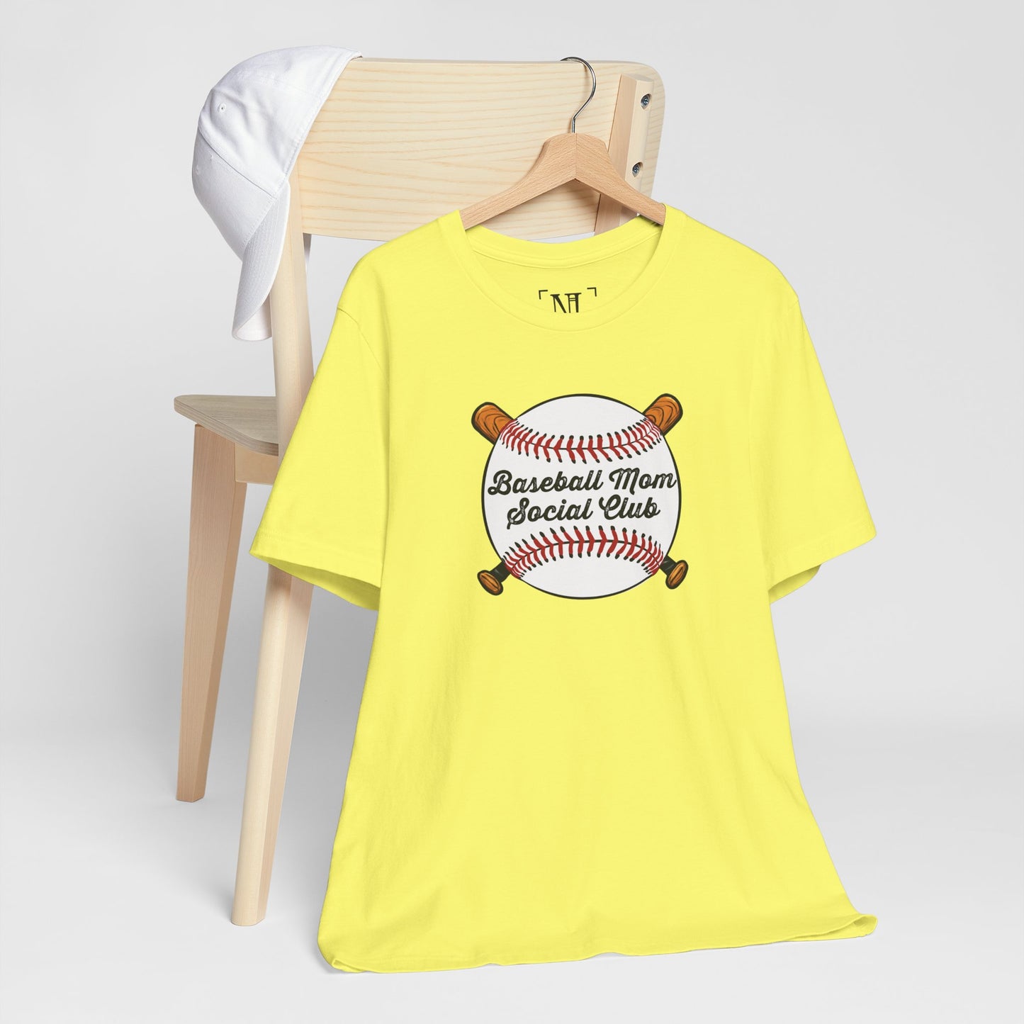 Baseball Mom Social Club Tee — Women’s Baseball Mom T-Shirt