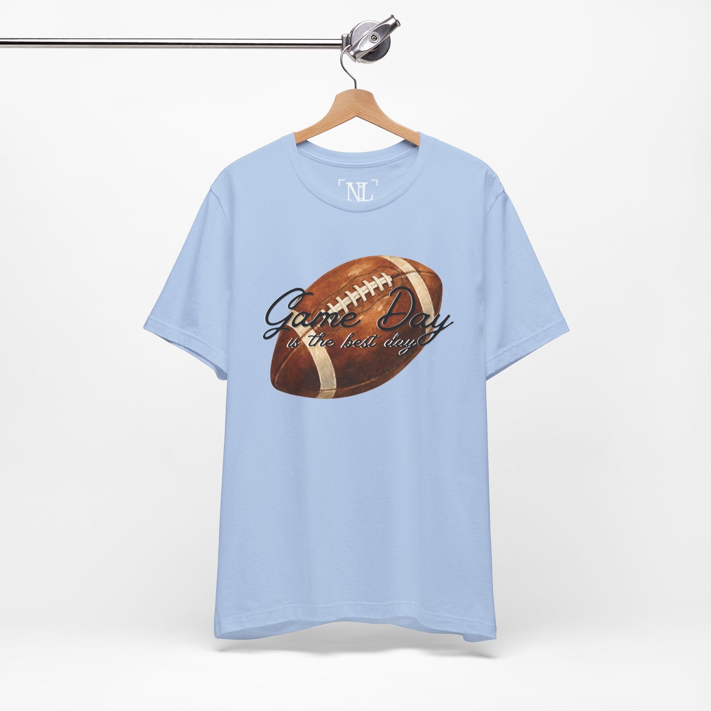 Game Day Football Tee — "Game Day is the best day" Vintage Football Shirt