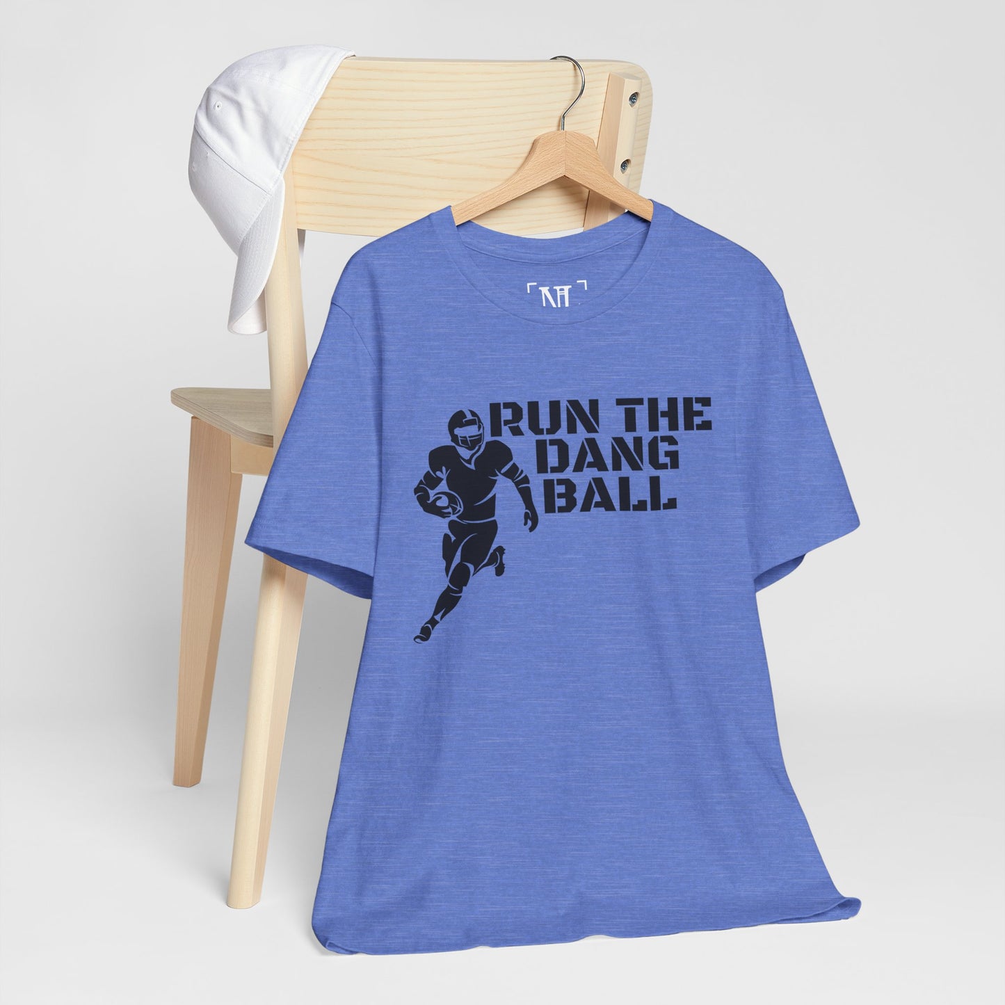 Run the Dang Ball T-Shirt — Football Player Graphic Tee