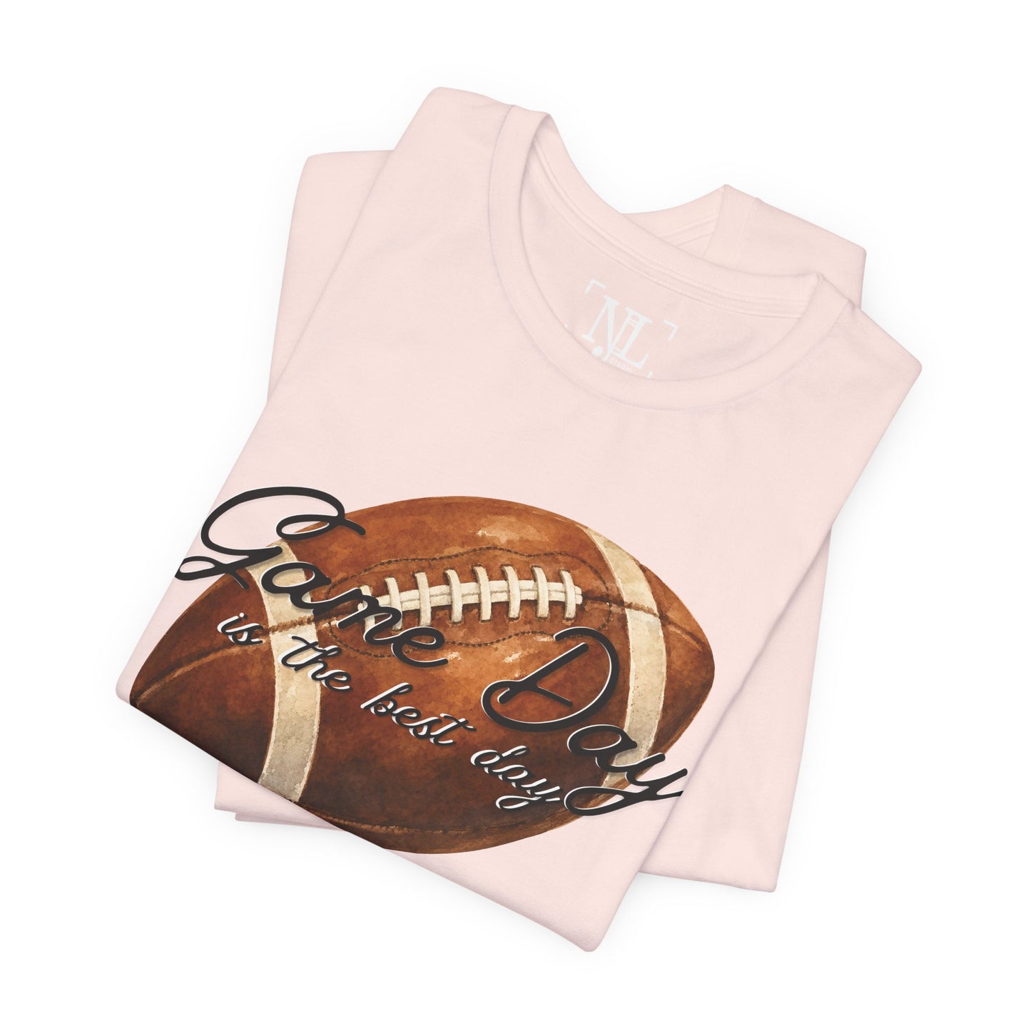 Game Day Football Tee — "Game Day is the best day" Vintage Football Shirt