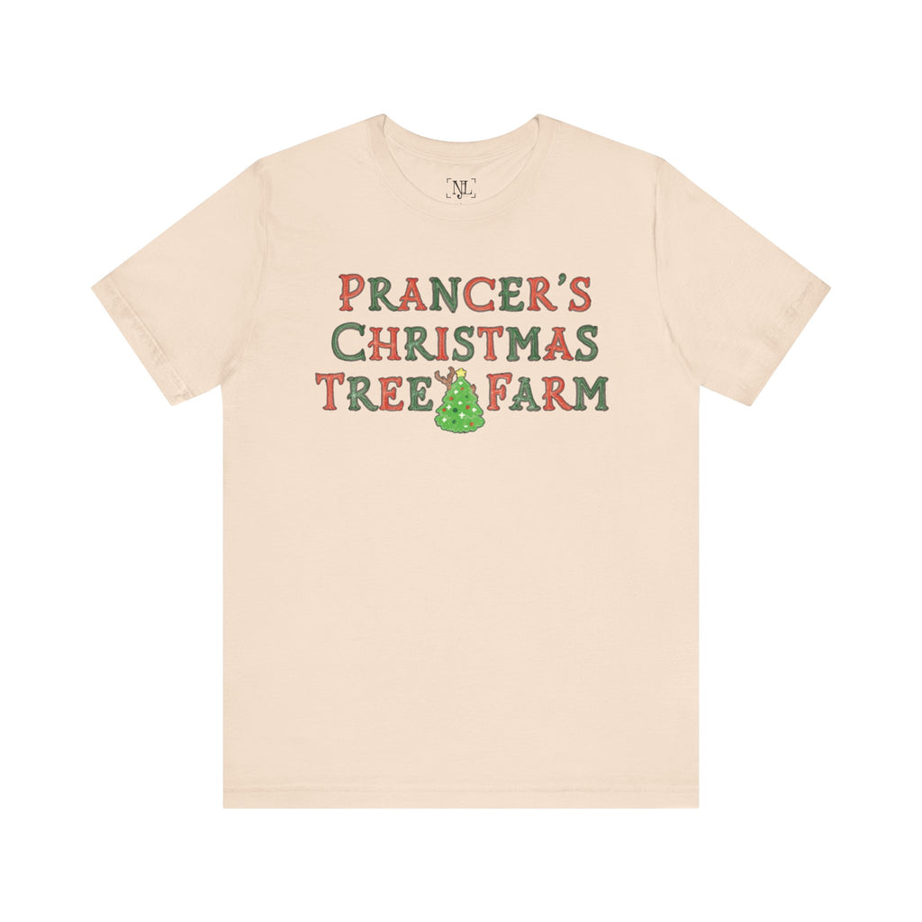 Prancer's Christmas Tree Farm Tee