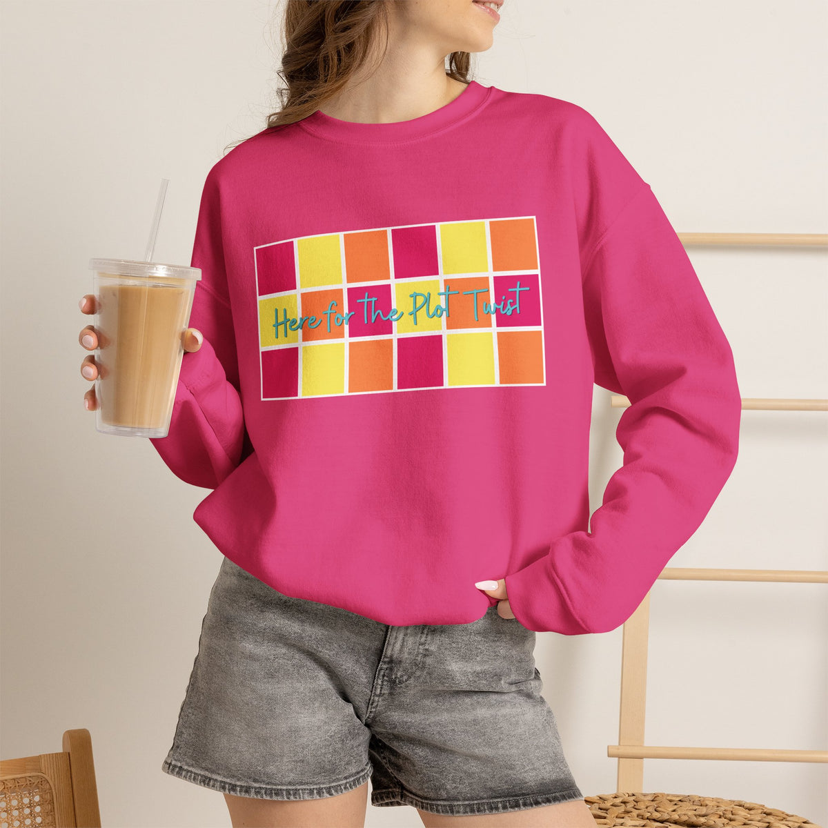 Here for the Plot Twist - Bookish Villa Inspired Sweatshirt