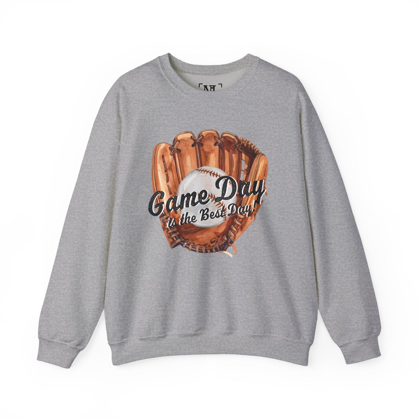 Game Day Baseball Sweatshirt — "Game Day is the Best Day" Crewneck