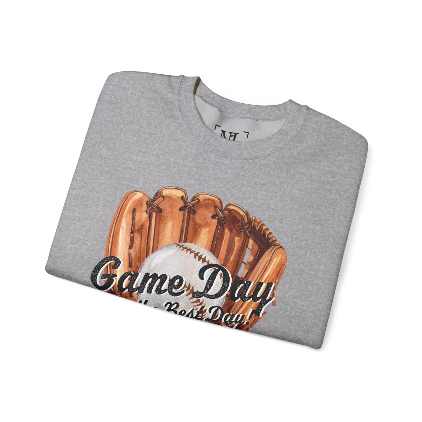 Game Day Baseball Sweatshirt — "Game Day is the Best Day" Crewneck