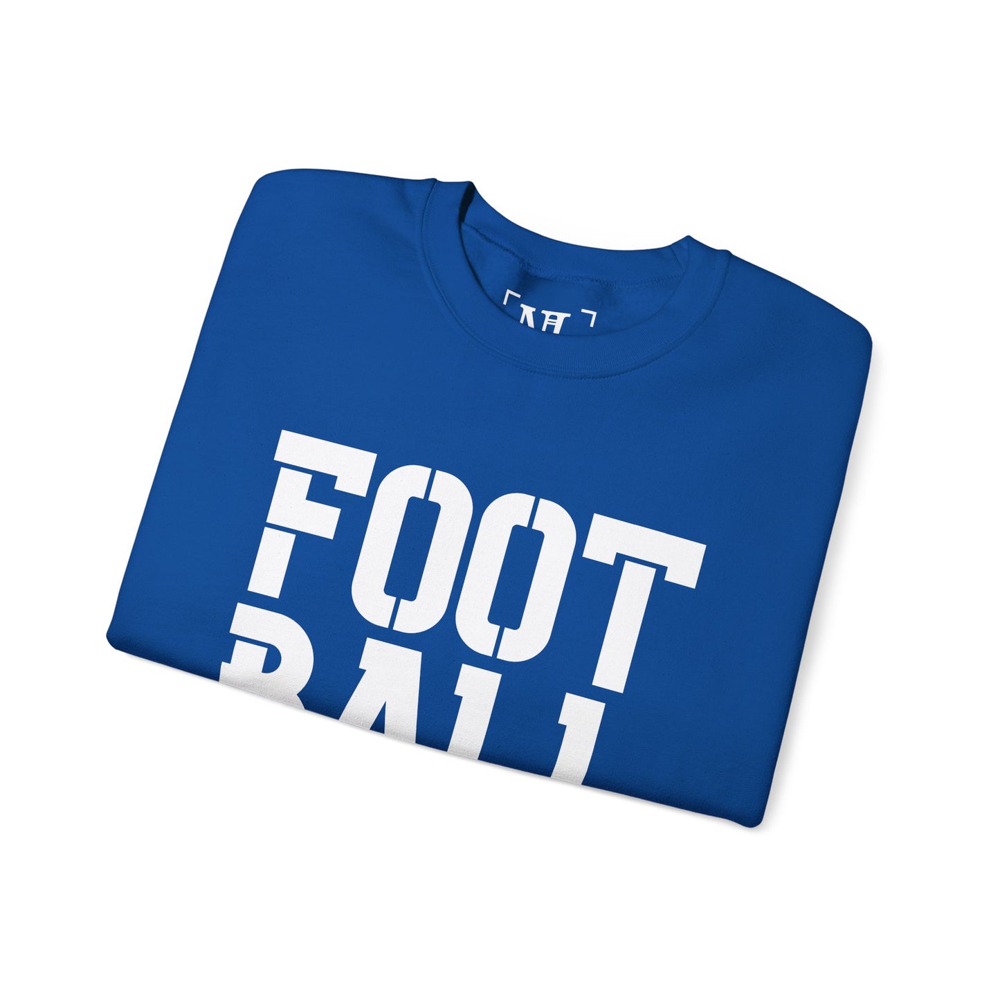 Football Mom Crewneck Sweatshirt (White Text)