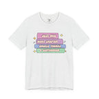Book Lover Tee — "Just One More Chapter Unless There’s A Cliffhanger" Pastel Graphic