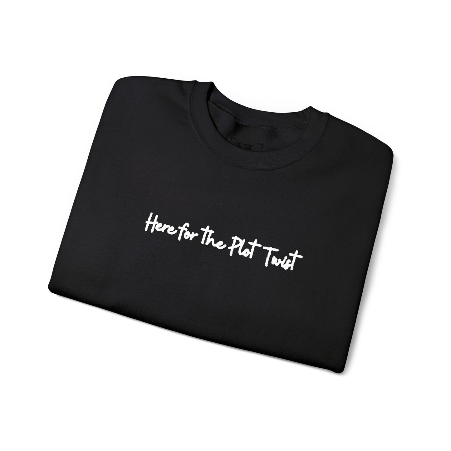Here for the Plot Twist - Bookish Villa Inspired Embroidered Sweatshirt