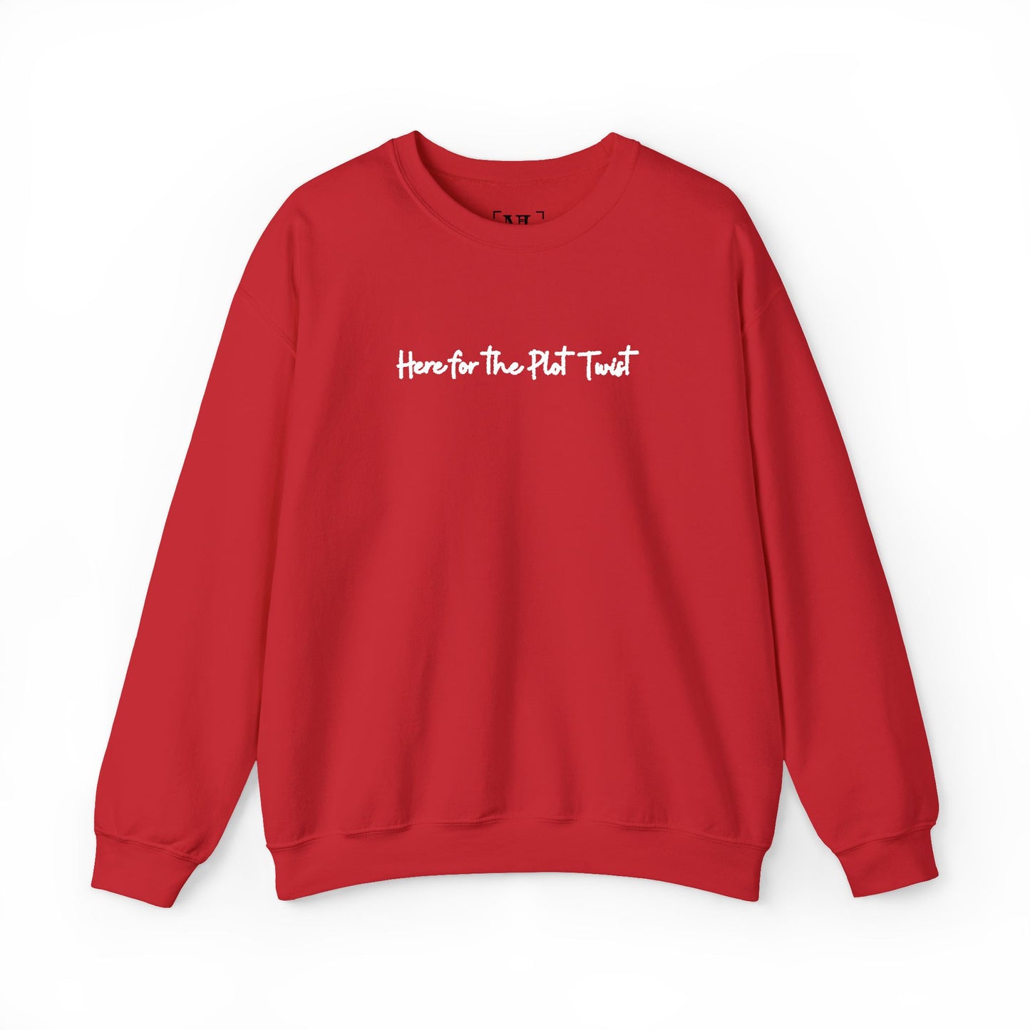 Here for the Plot Twist - Bookish Villa Inspired Embroidered Sweatshirt