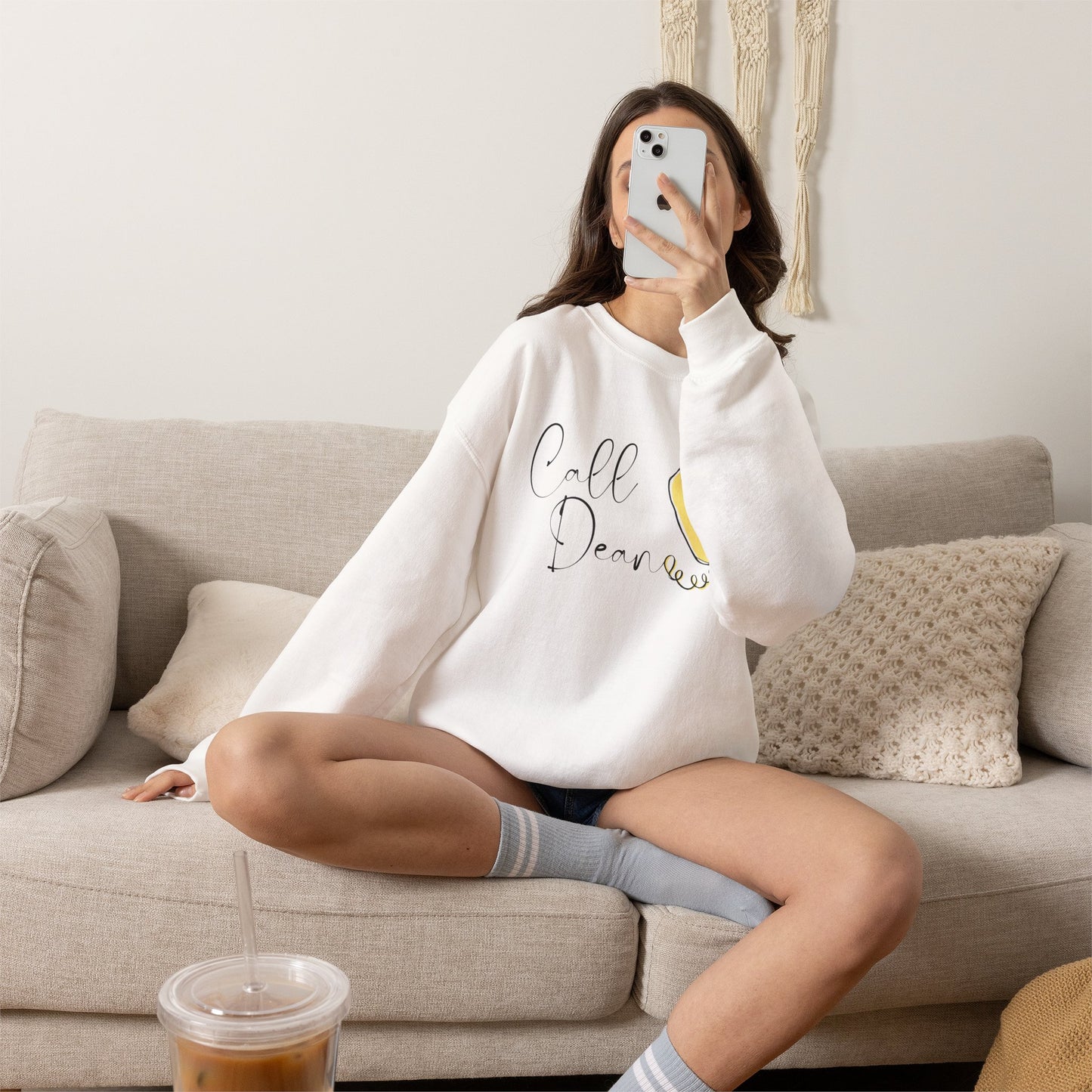 Call Dean - Hockey Romance Inspired Sweatshirt