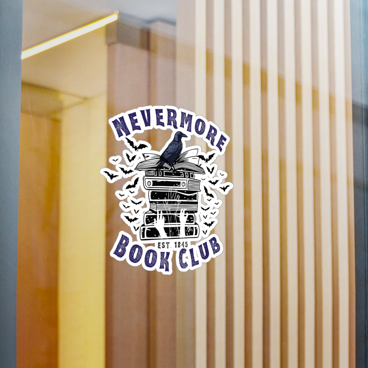 Nevermore Book Club Vinyl Decals