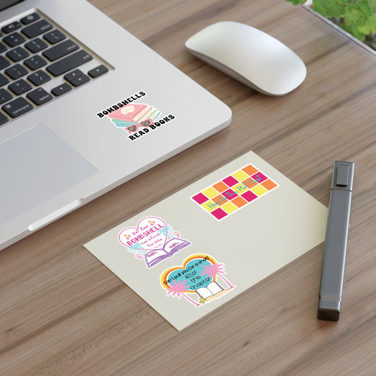 The Bookish Villa Collection - Die Cut Sticker Sheet