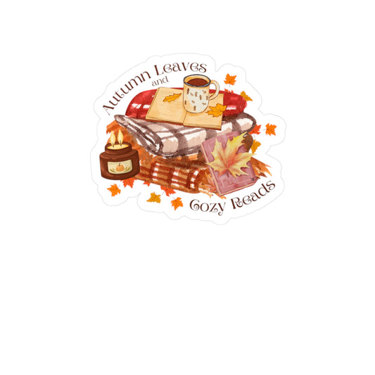 Autumn Leaves & Cozy Reads Kiss-Cut Vinyl Decals