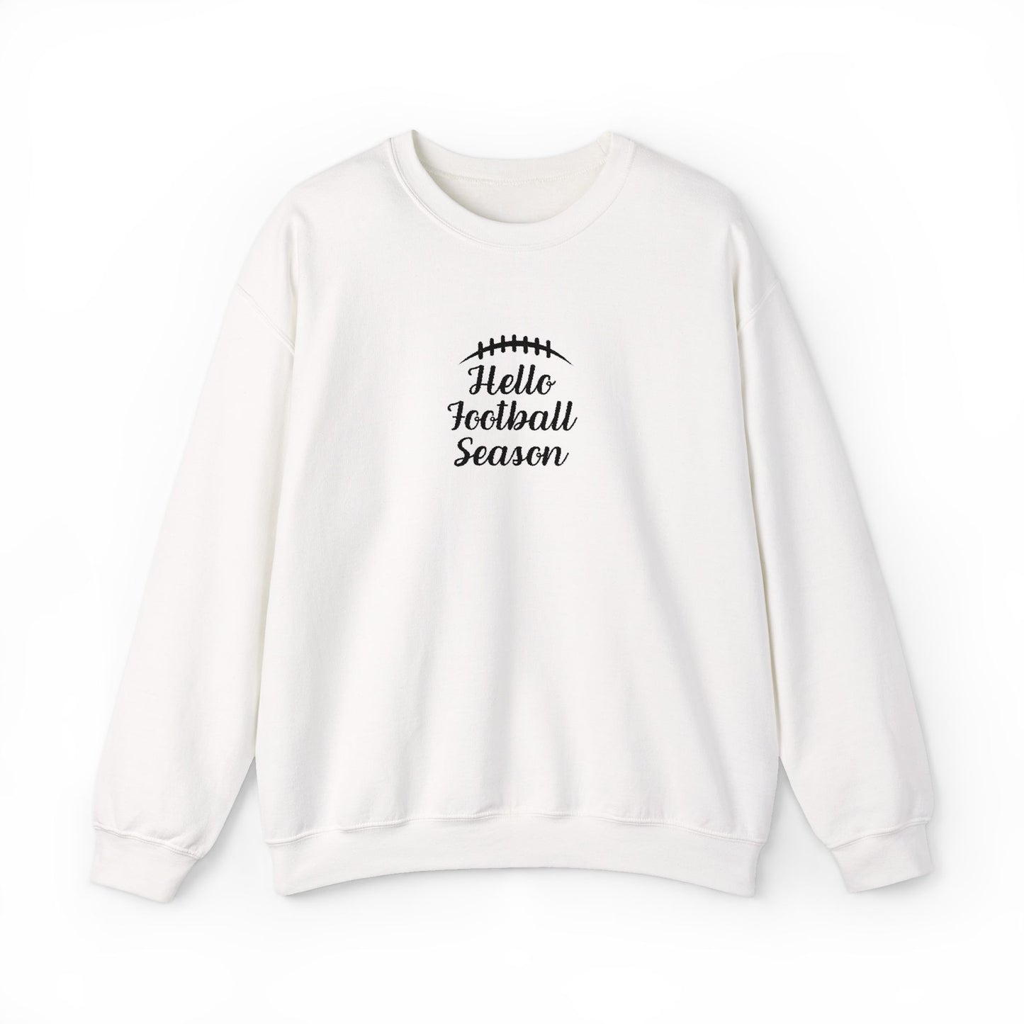 Hello Football Season Sweatshirt — Cozy Game Day Crewneck
