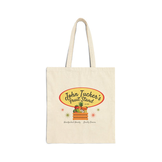 John Tucker's Fruit Stand - Hockey Romance Inspired Canvas Market Tote