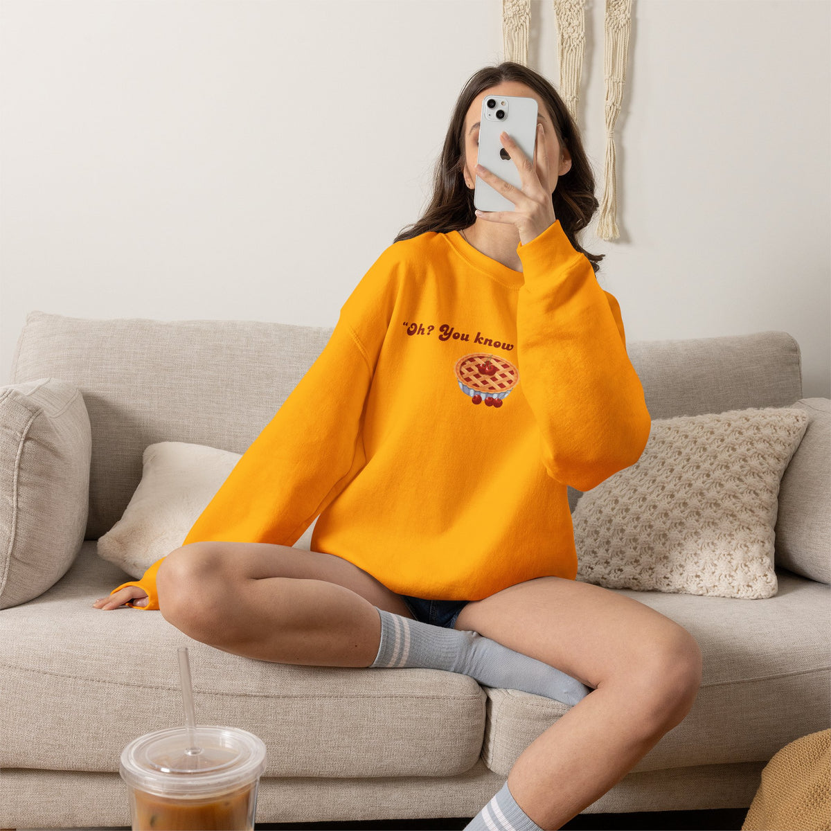 Oh? You know this one? Cherry Pie - Hockey Romance Inspired Sweatshirt