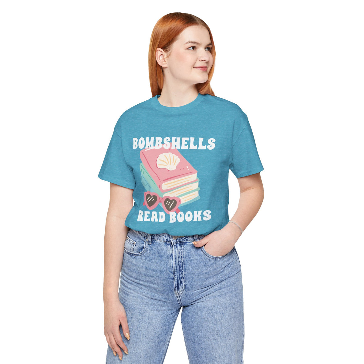 Bombshells Read Books - Bookish Villa Inspired Tee (White Text)