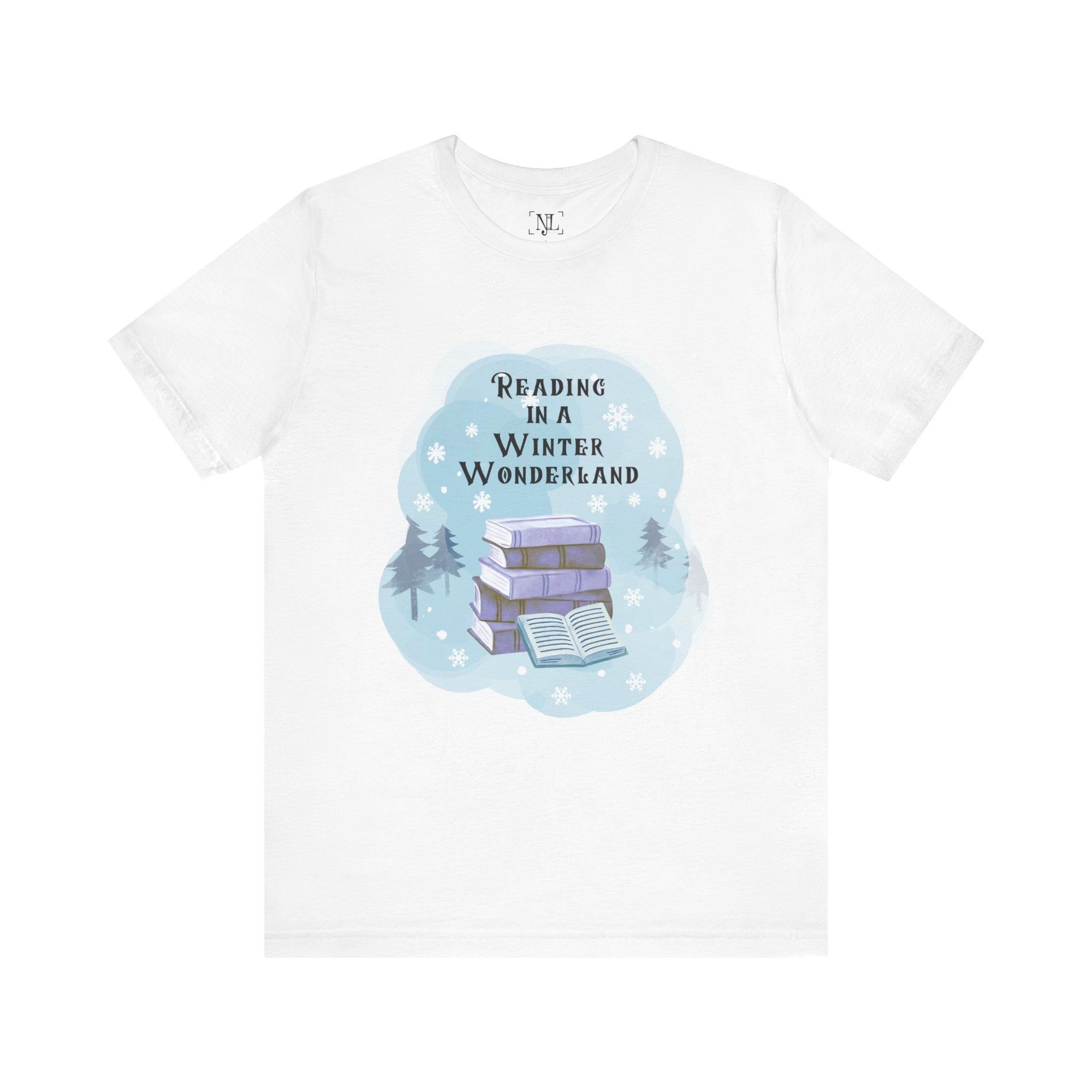 Reading in a Winter Wonderland Short Sleeve Tee