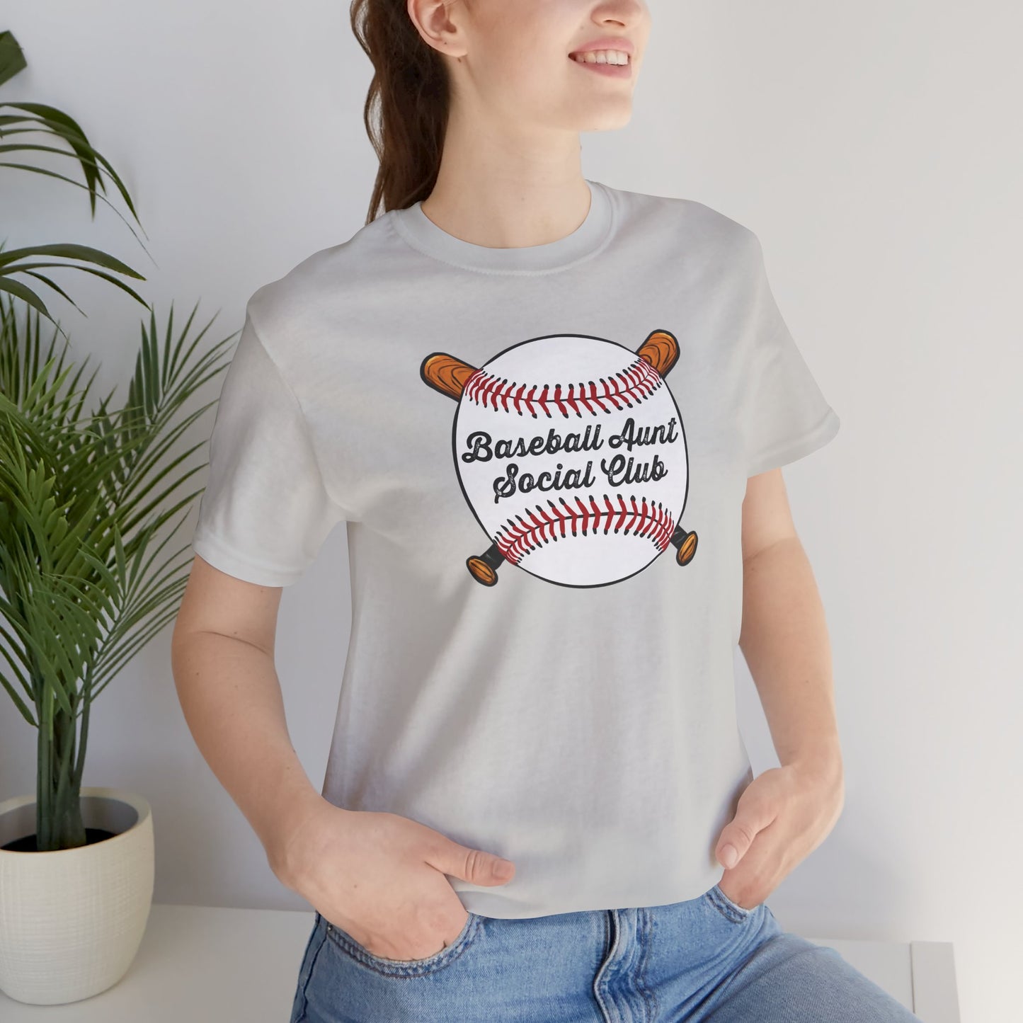 Baseball Aunt Social Club Tee — Women’s Baseball T-Shirt