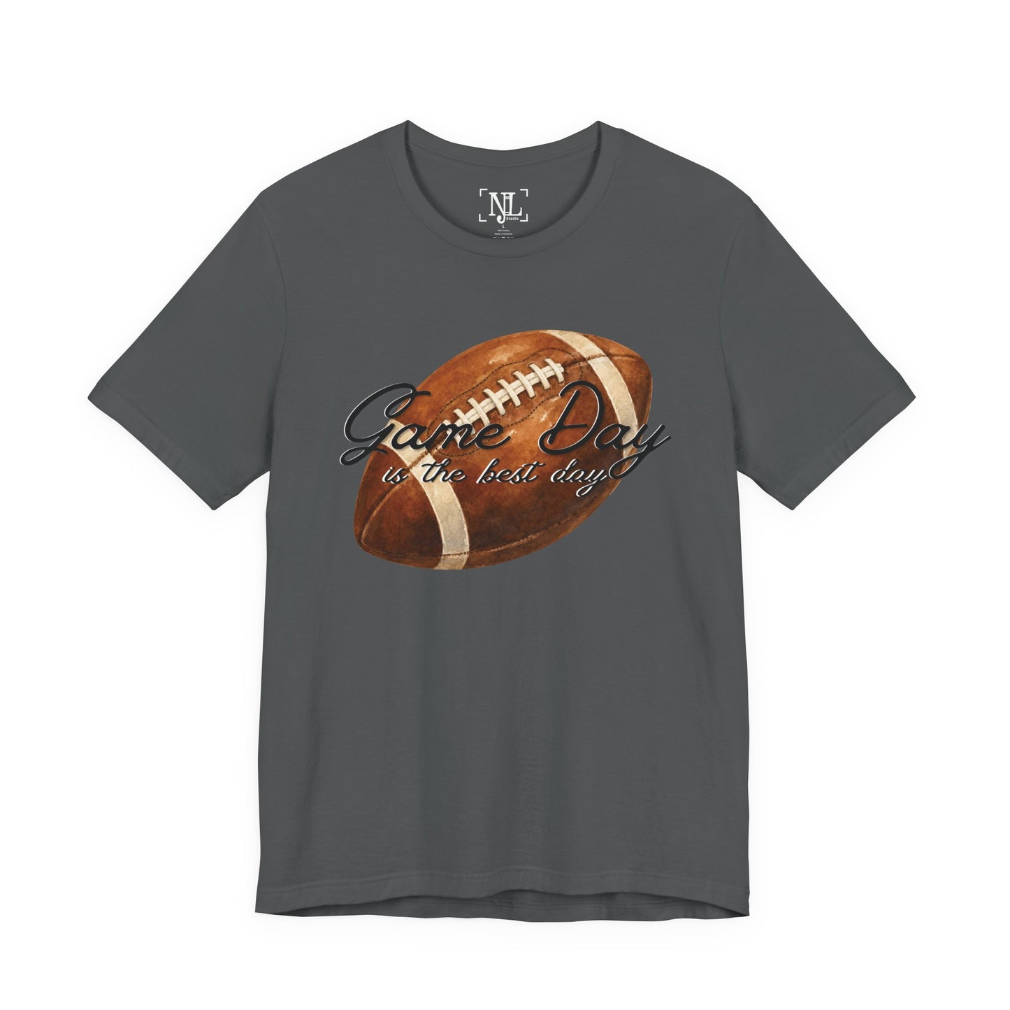 Game Day Football Tee — "Game Day is the best day" Vintage Football Shirt