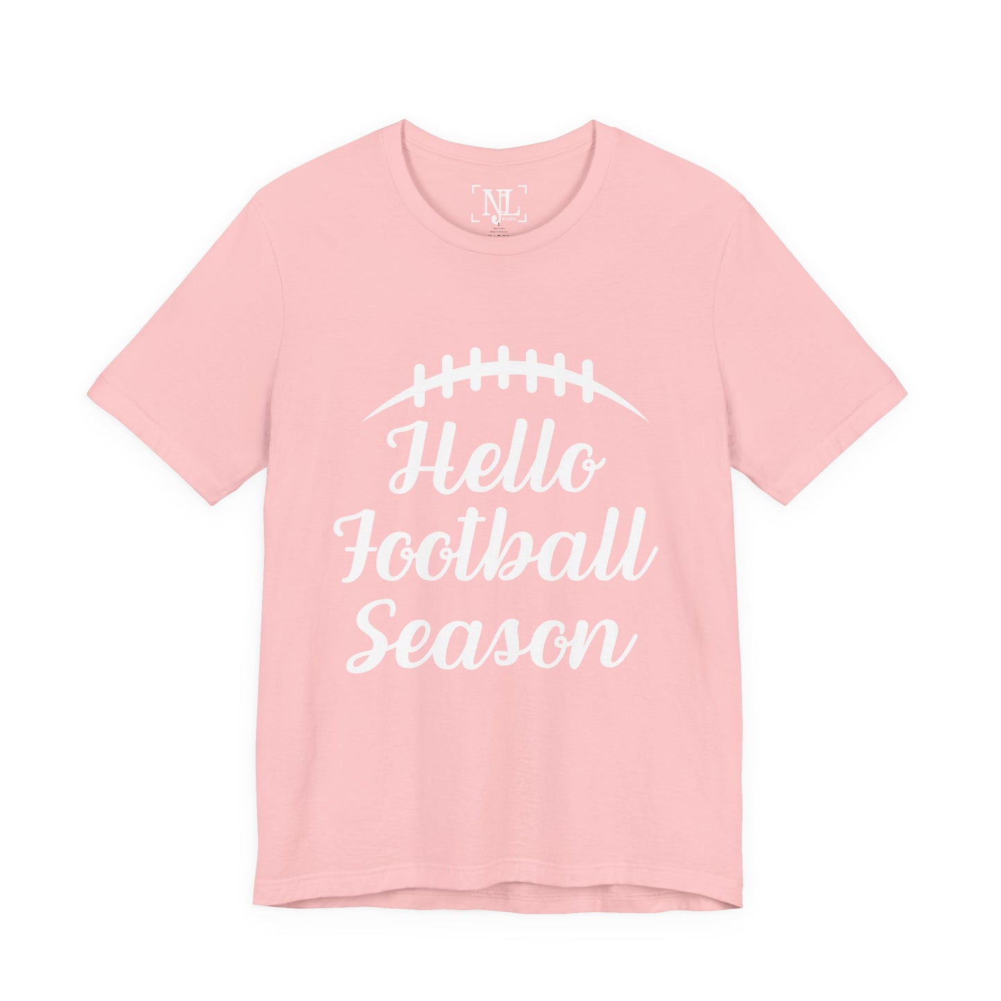 Hello Football Season - Graphic Tee (White Text)
