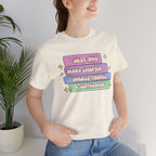 Book Lover Tee — "Just One More Chapter Unless There’s A Cliffhanger" Pastel Graphic