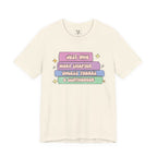 Book Lover Tee — "Just One More Chapter Unless There’s A Cliffhanger" Pastel Graphic