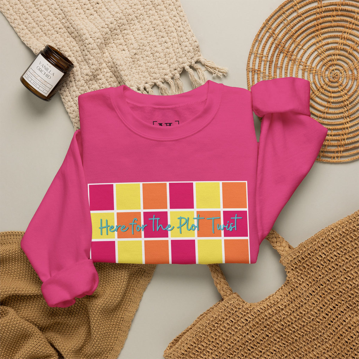 Here for the Plot Twist - Bookish Villa Inspired Sweatshirt