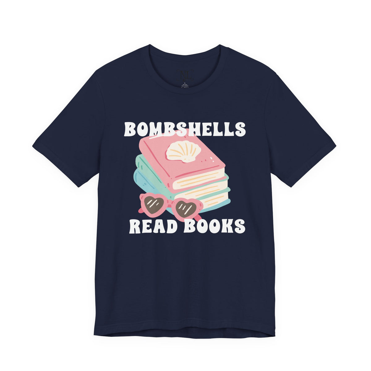 Bombshells Read Books - Bookish Villa Inspired Tee (White Text)