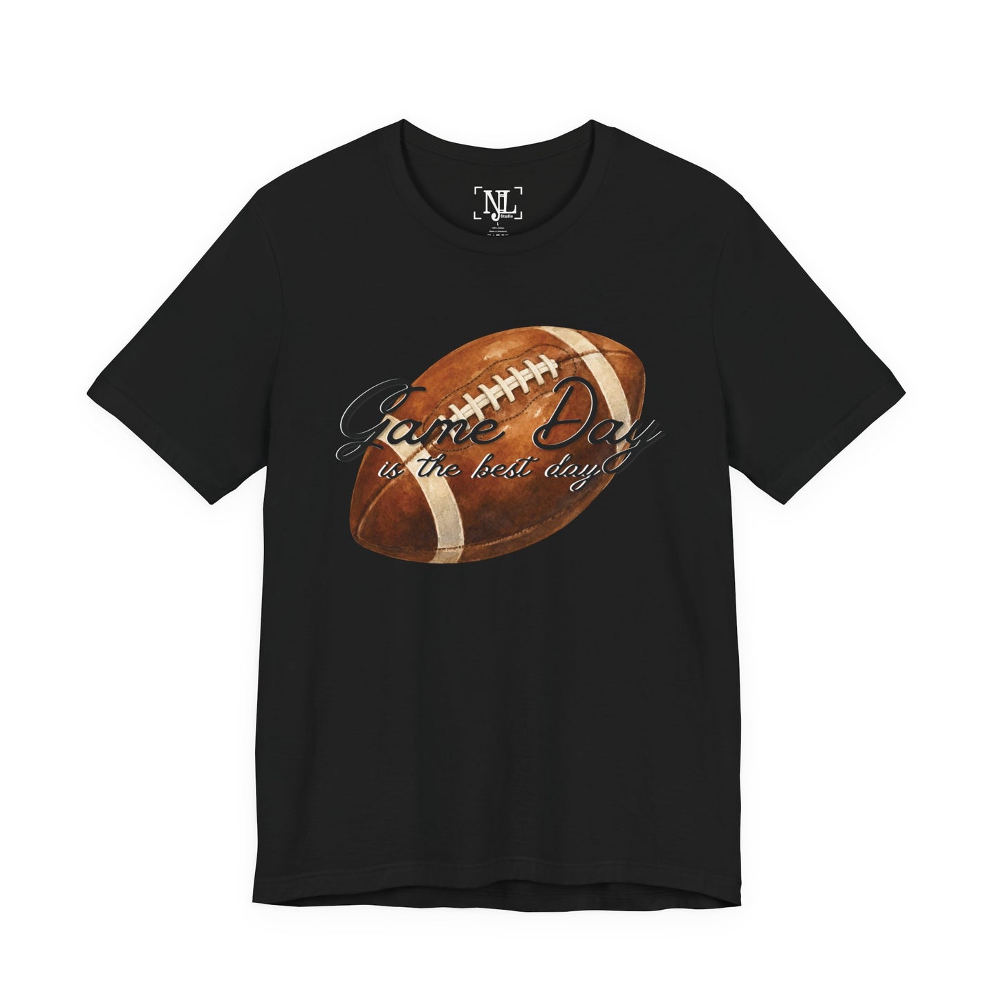 Game Day Football Tee — "Game Day is the best day" Vintage Football Shirt