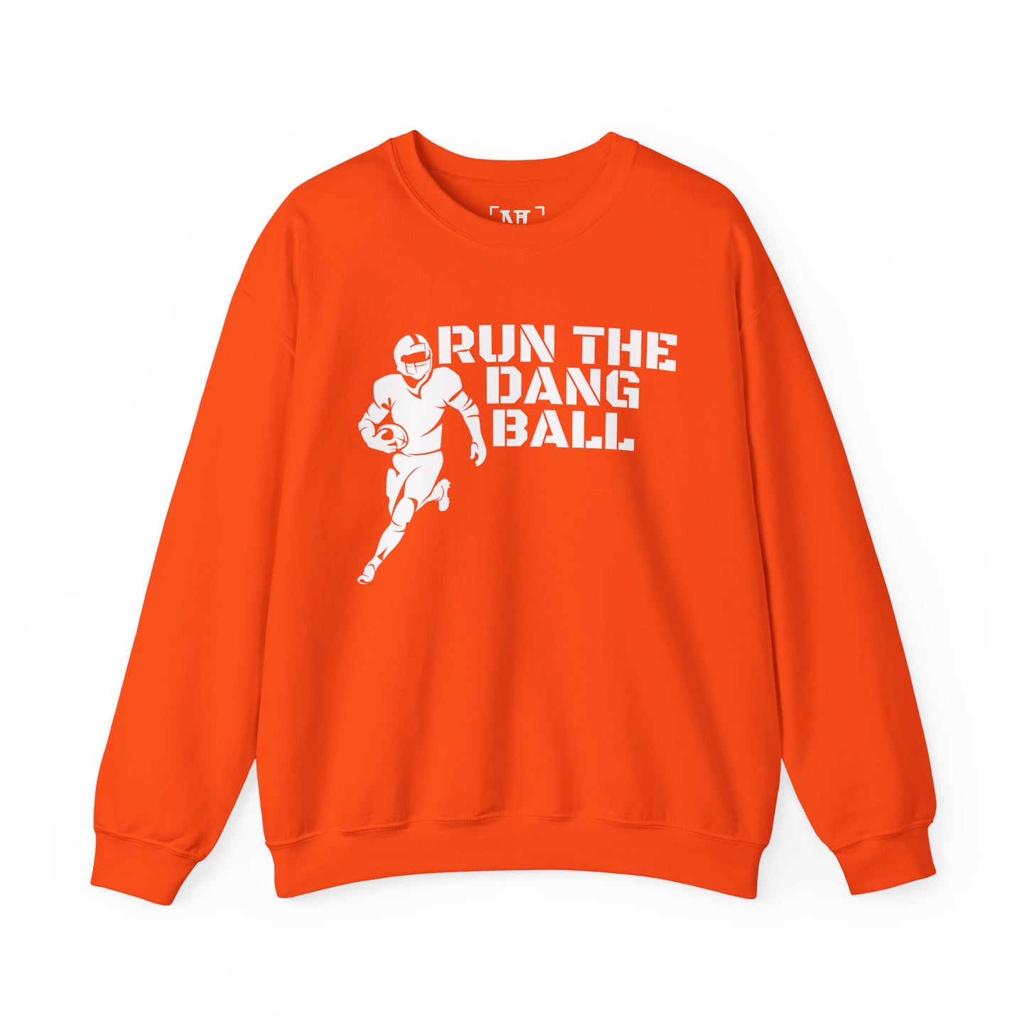 Football 'Run the Dang Ball' Crewneck Sweatshirt (White Text)