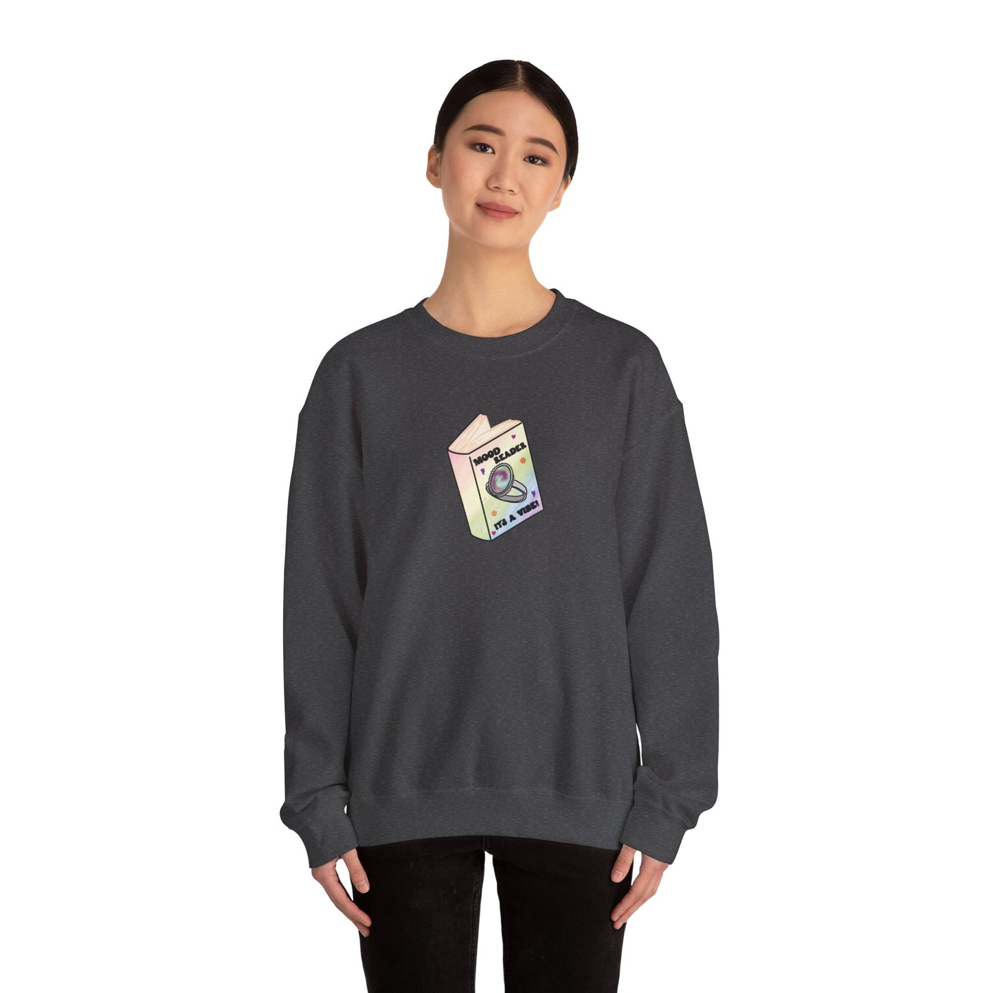 Mood Reader It's a Vibe - Cozy Heavyweight Bookish Crewneck Sweatshirt