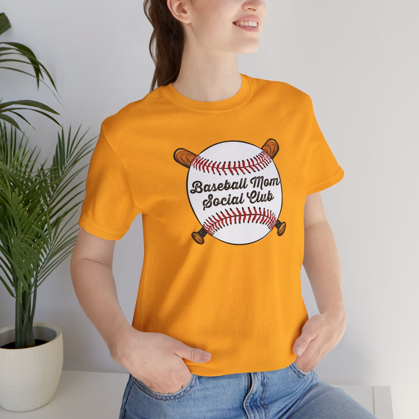 Baseball Mom Social Club Tee — Women’s Baseball Mom T-Shirt