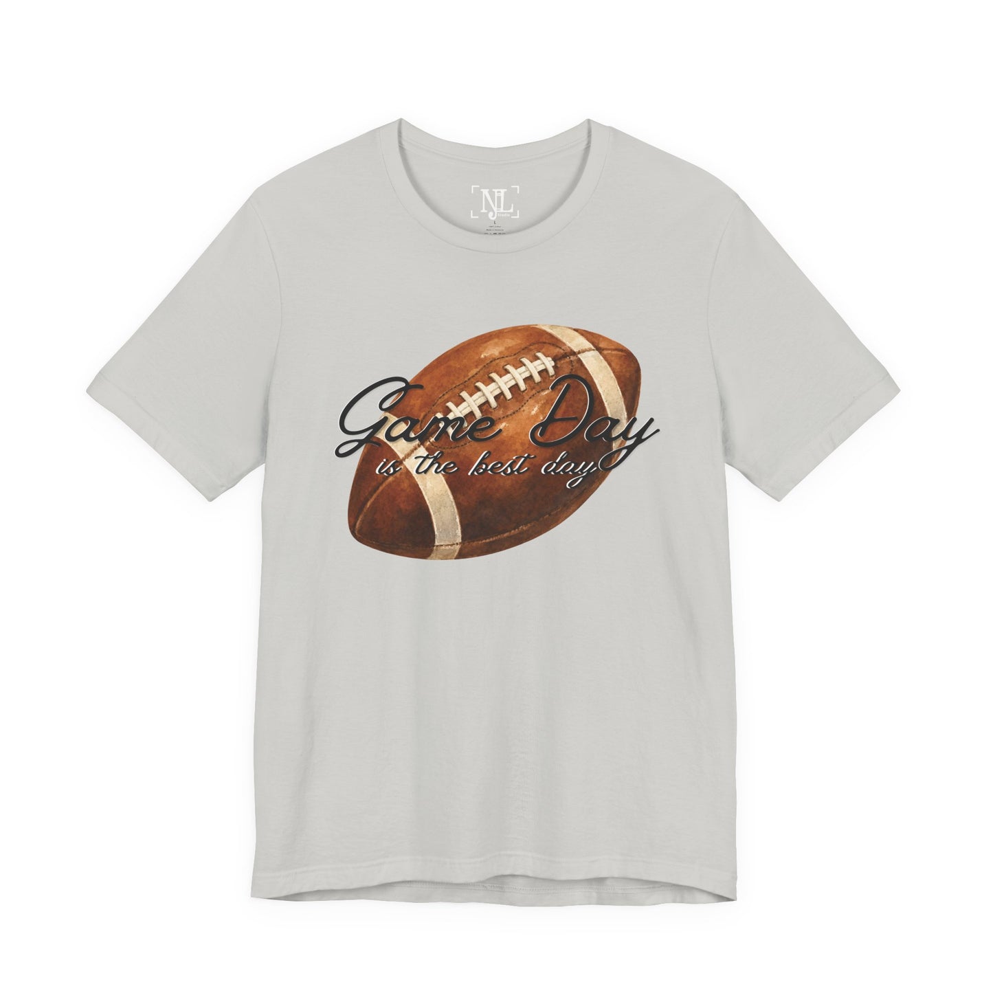 Game Day Football Tee — "Game Day is the best day" Vintage Football Shirt