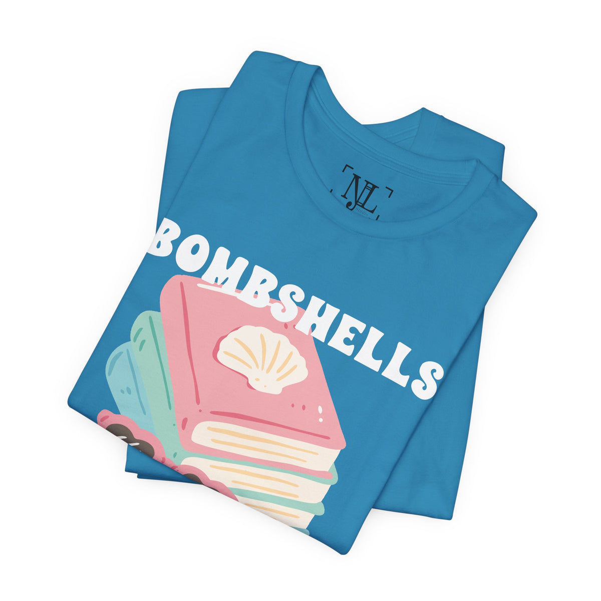Bombshells Read Books - Bookish Villa Inspired Tee (White Text)